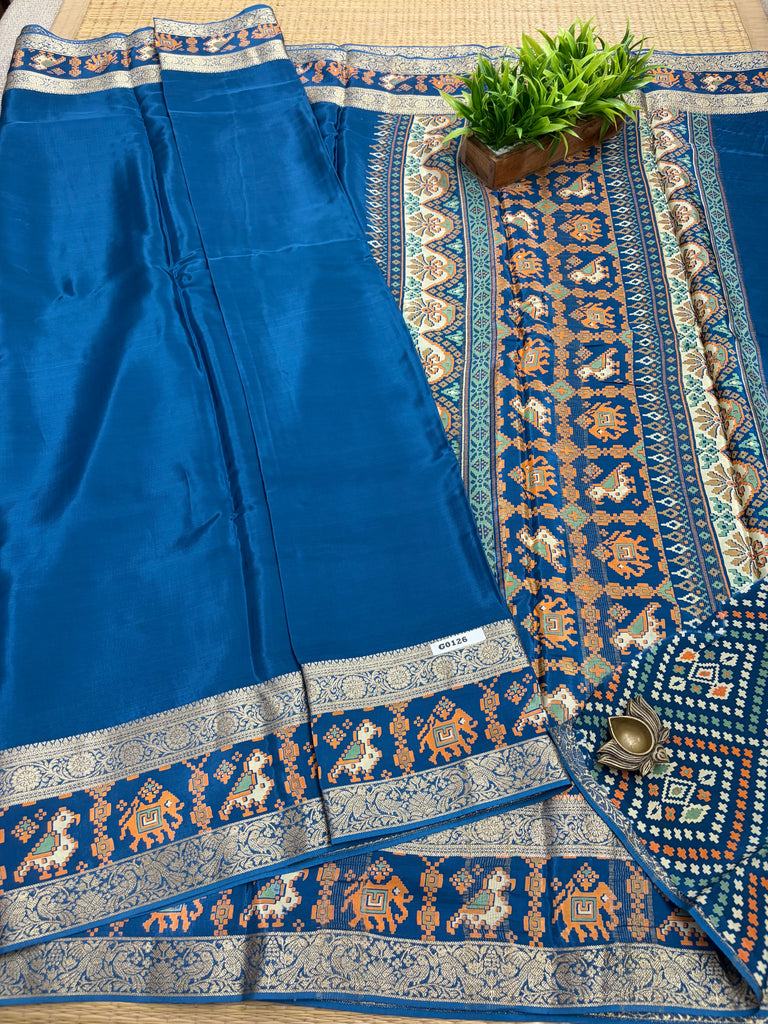 Semi Crepe Sarees #G126