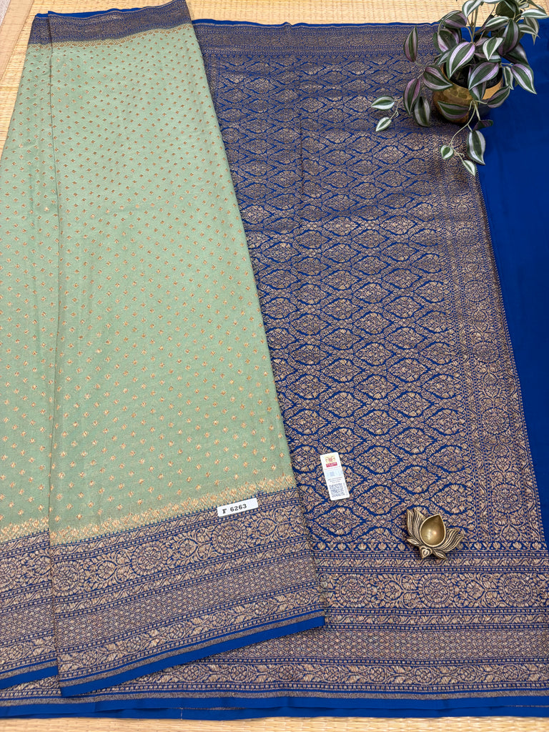 Pure Banaras Georgette Sarees #F6263