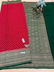 Pure Banaras Georgette Sarees #F6265