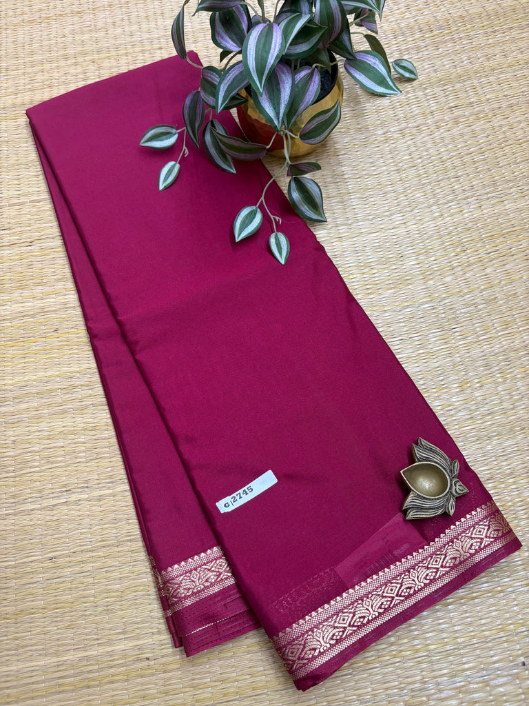 Semi Crepe Sarees #G2745