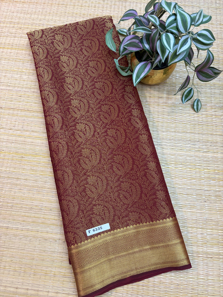 Brocade Semi Georgette #F6335