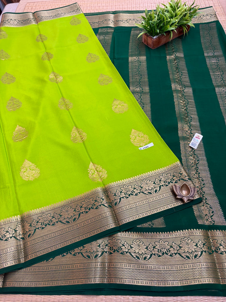 Pure Crepe Silk Saree #G1582