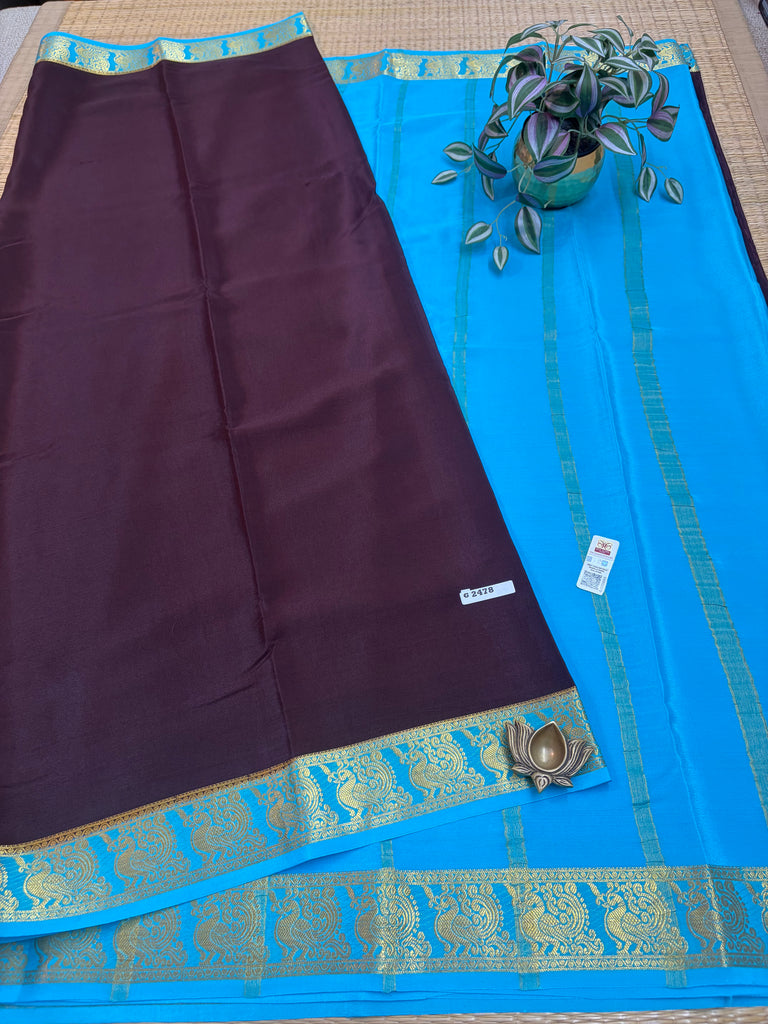 Pure Crepe Silk Saree #G2478