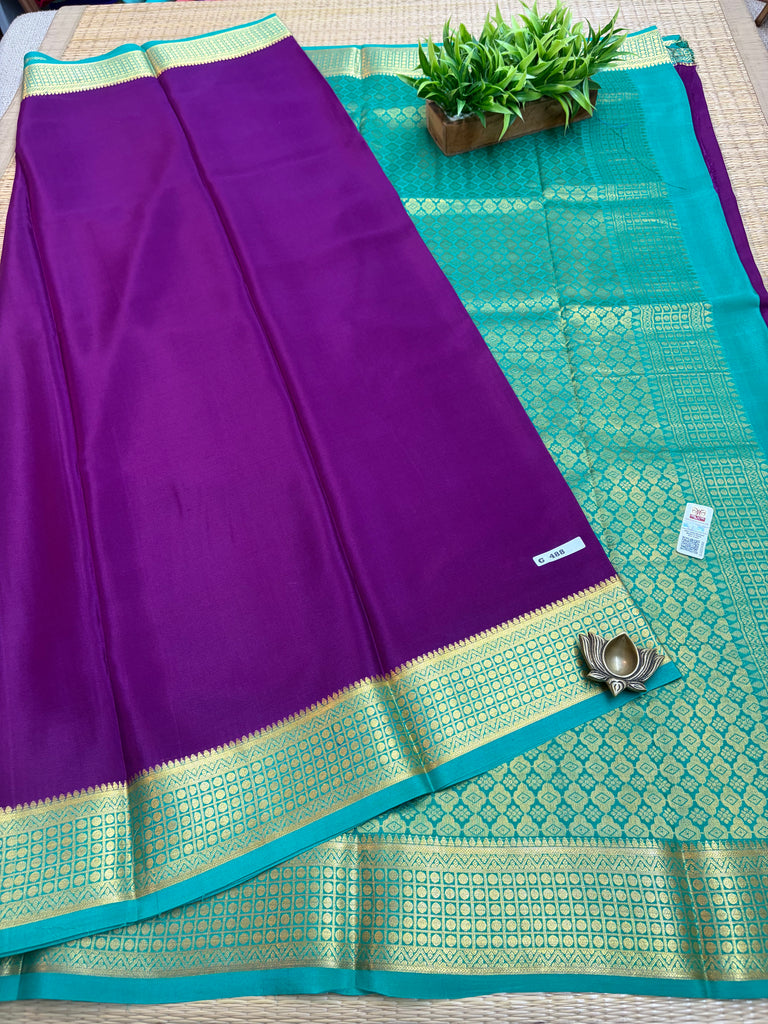 Pure Crepe Silk Saree #G488