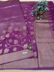 Semi Jute Silk Sarees #F7110