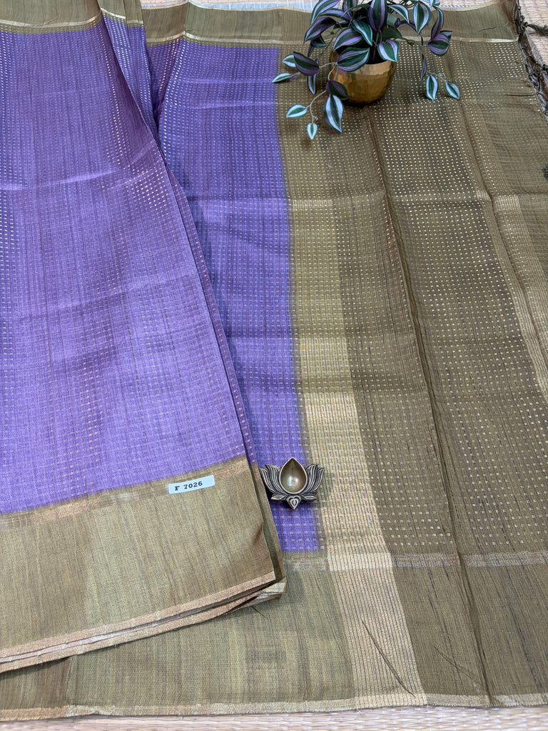 Ghicha Tussar Silk Sarees #F7026