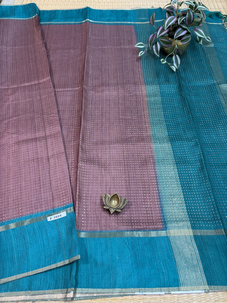 Ghicha Tussar Silk Sarees #F7024
