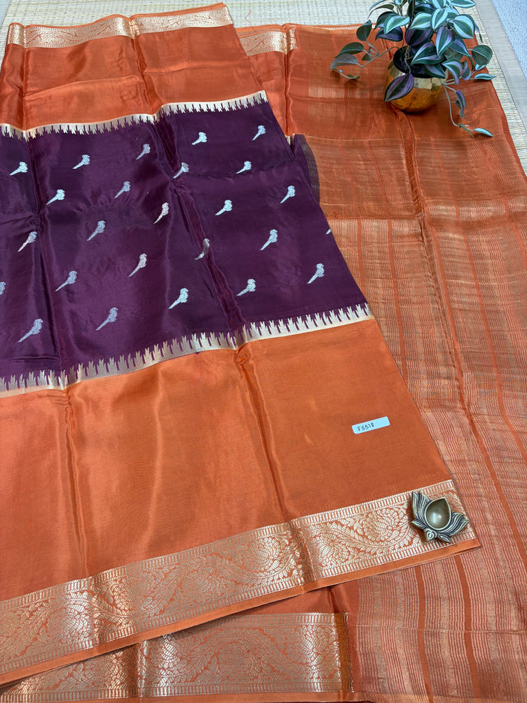 Semi Crepe Sarees #F5518
