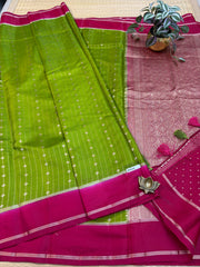 Butter crepe saree #F5510