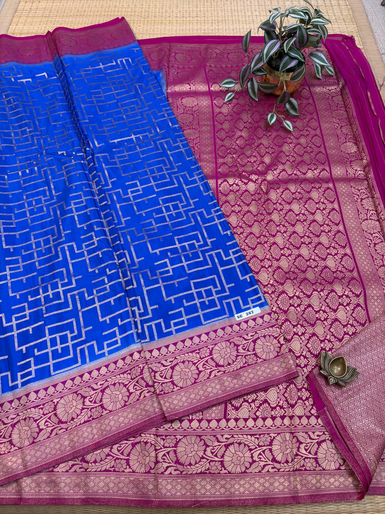 Semi Crepe Sarees #SC267