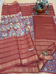 Semi Crepe Sarees #F4586