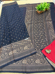 Semi Banarasi Crepe Sarees #G2148