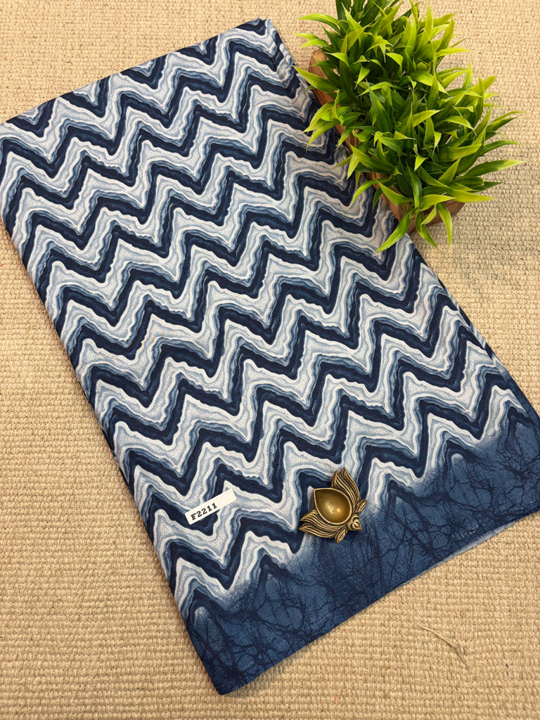 Kashmiri Printed Silk #F2211