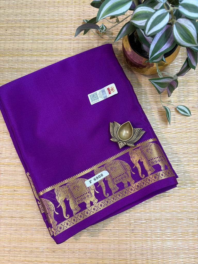 Pure Crepe Silk Saree #F6908