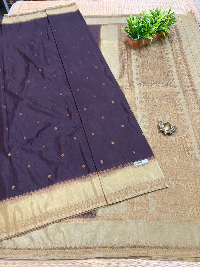 Semi Banarasi Crepe Sarees #G2169