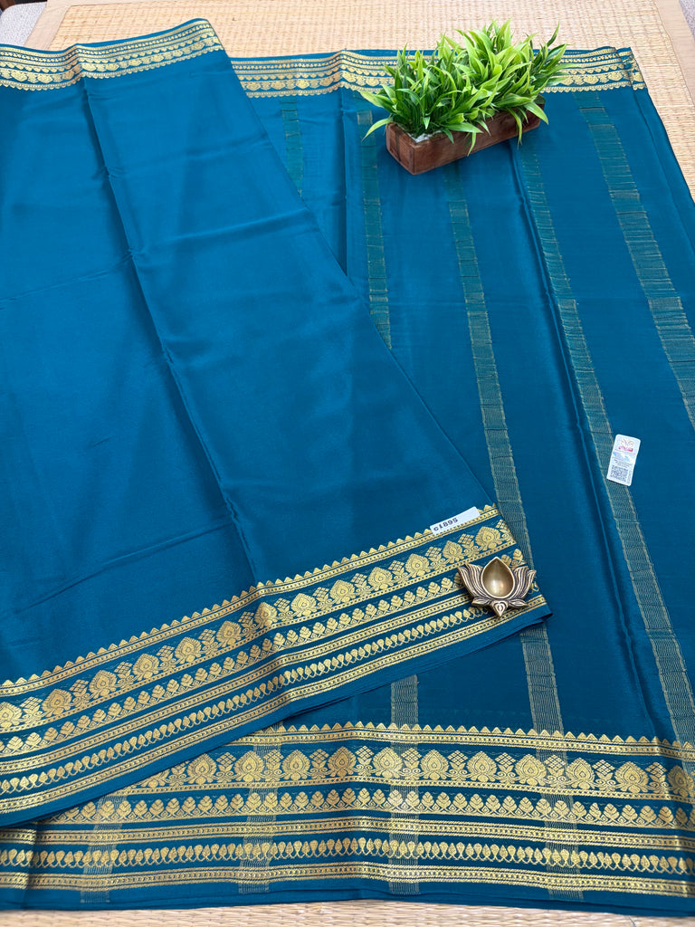 Pure Crepe Silk Saree #G1895