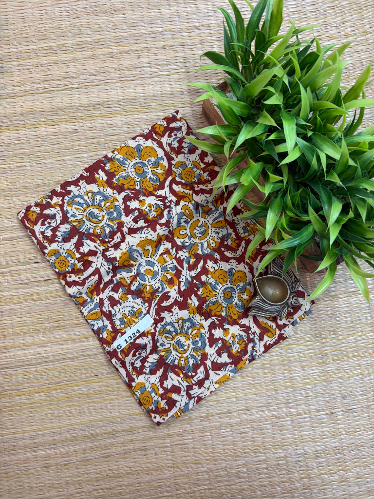 Kalamkari Semi Cotton #G1324