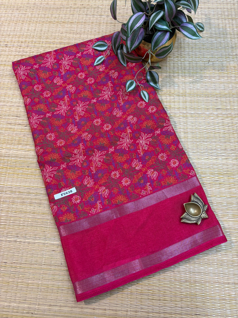 Kashmiri Printed Silk #F5638