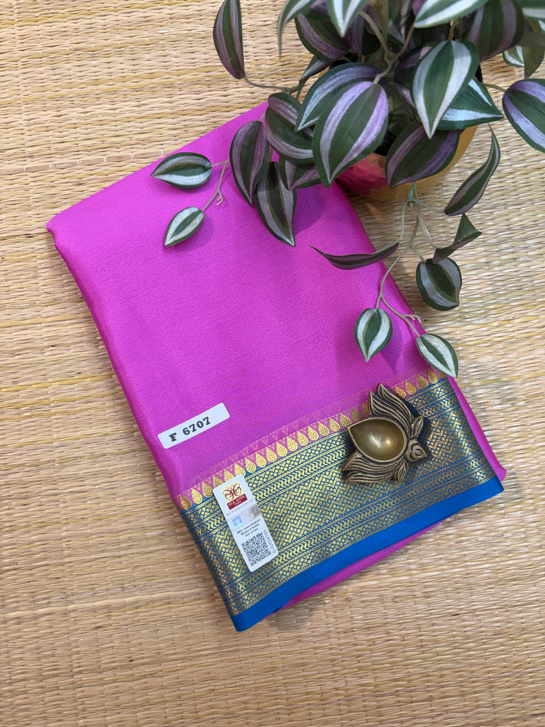 Pure Crepe Silk Saree #F6707