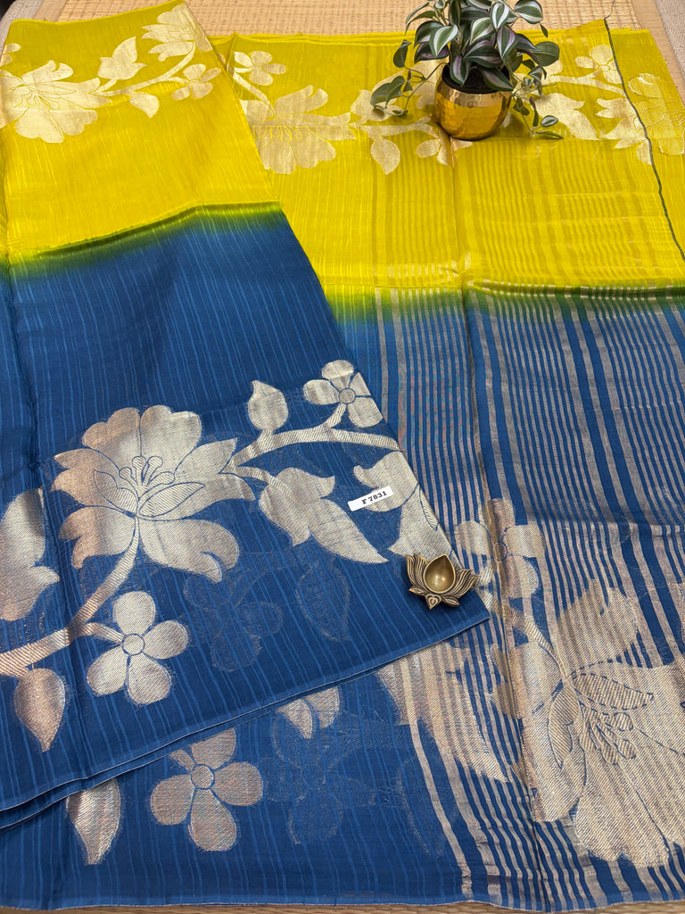 Semi Jute Silk Sarees #F7831