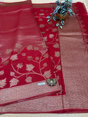 Semi Jute Silk Sarees #F7116