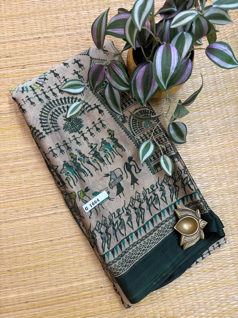 Mass Crepe Sarees #G1664