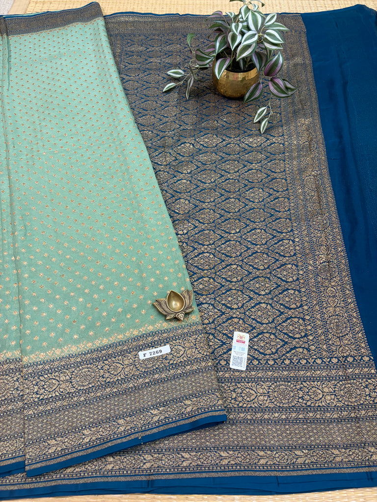 Pure Banaras Georgette Sarees #F7269