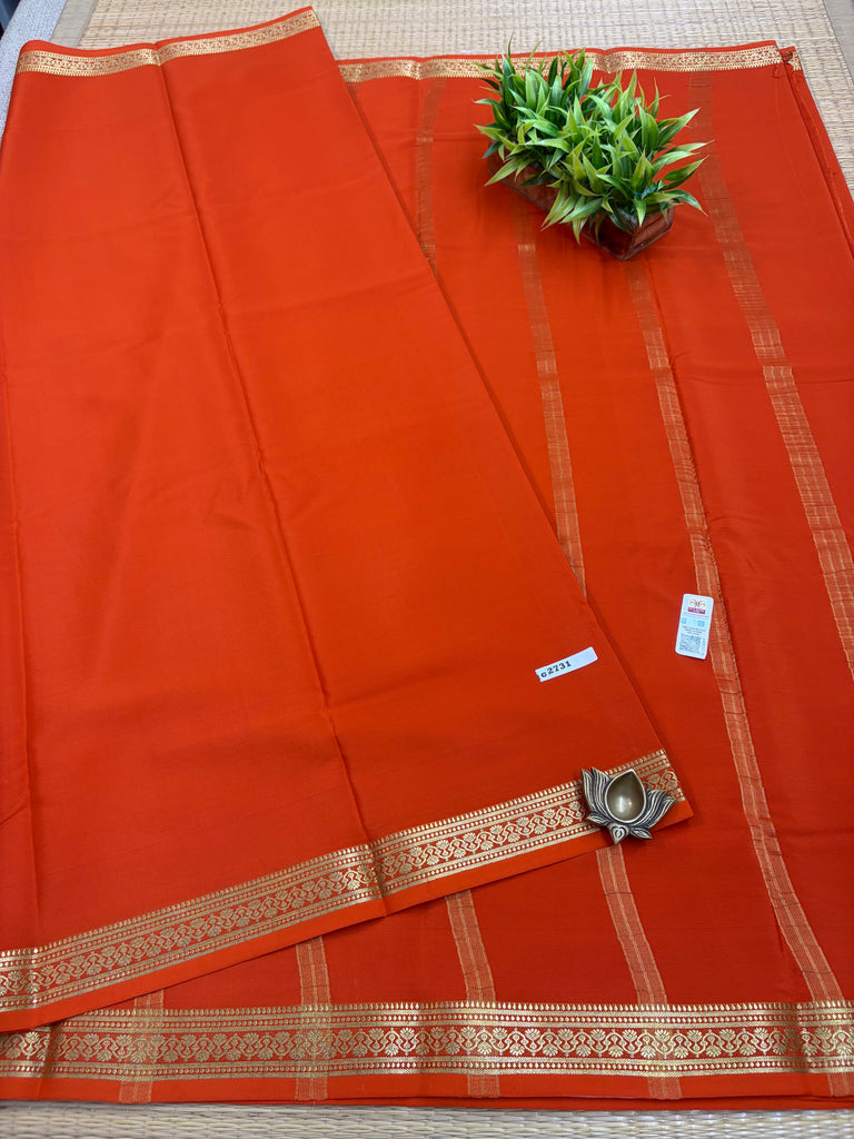 Pure Crepe Silk Saree #G2731