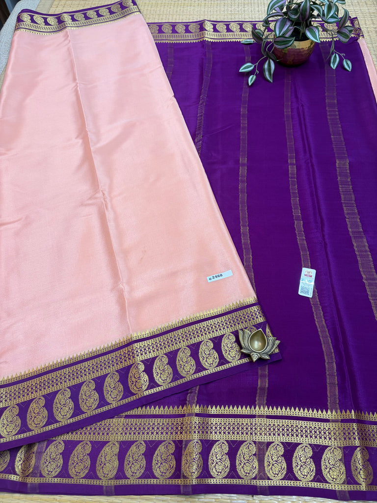 Pure Crepe Silk Saree #G2468