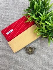 Set of 2 Silk Cotton fabric #F3851