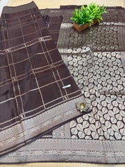Semi Crepe Sarees #G1003