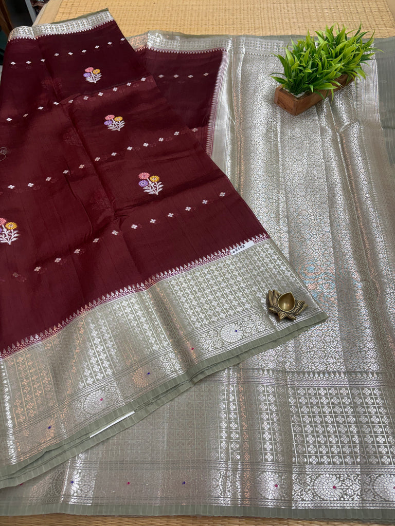 RawSilk Saree #G2142