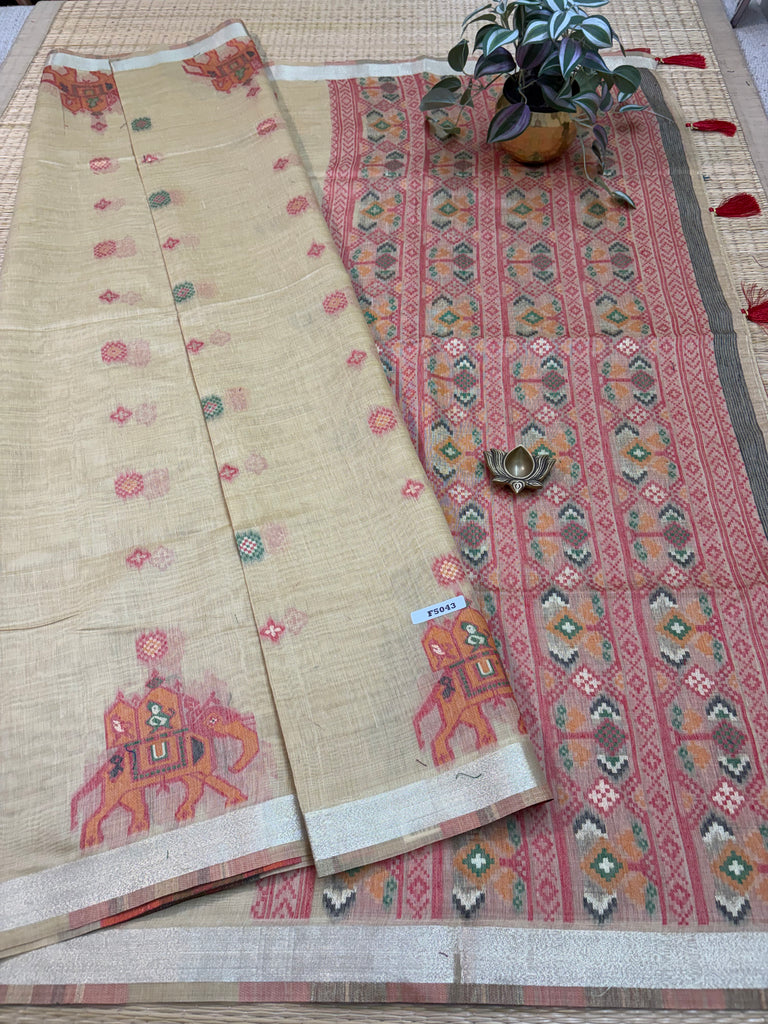 Kolkata Cotton Saree #F5043