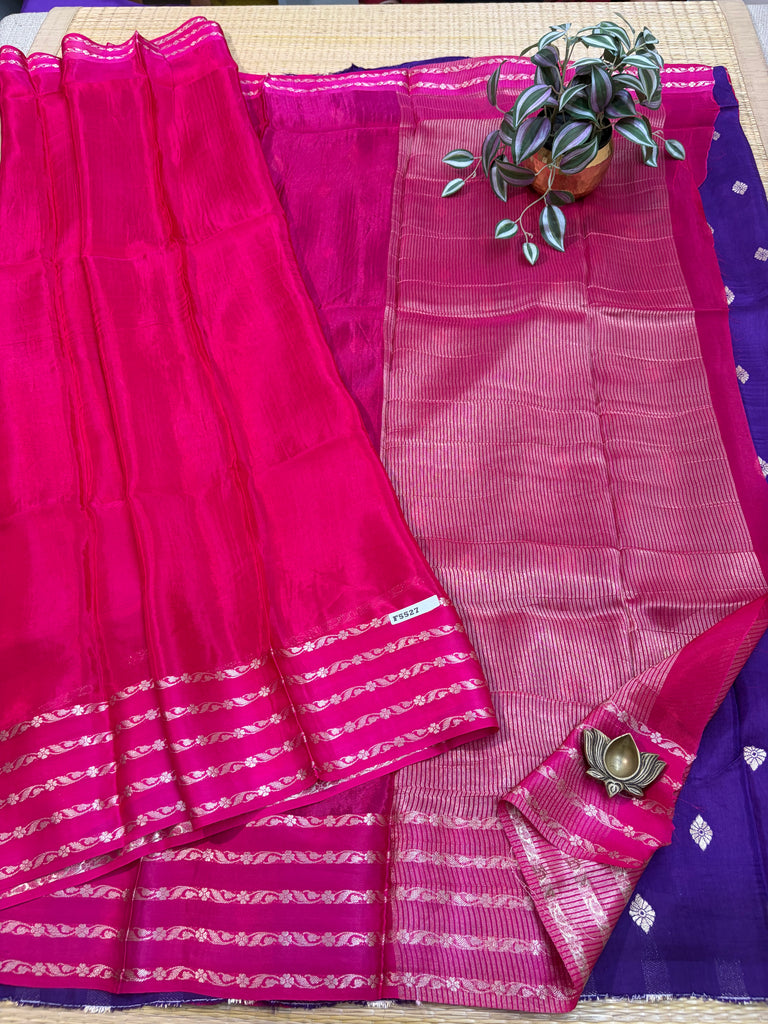 Semi Crepe Sarees #F5527