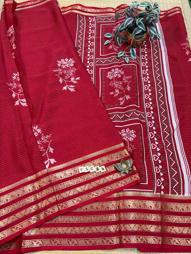 Tussar Silk Sarees #F1522