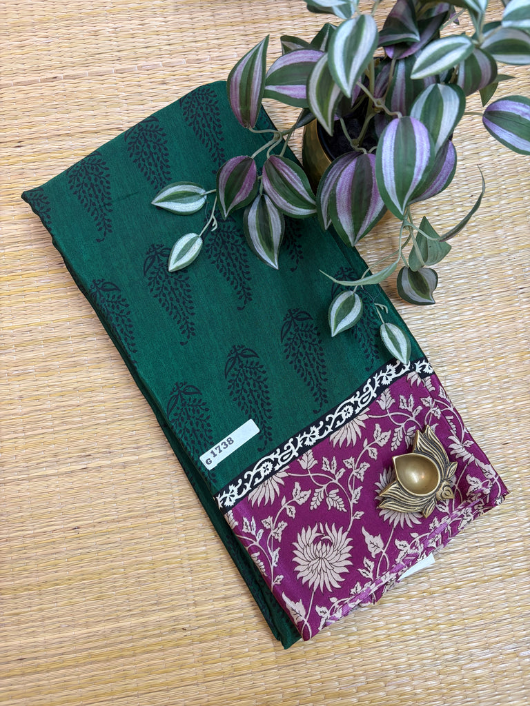 Printed Crepe Silk #G1738