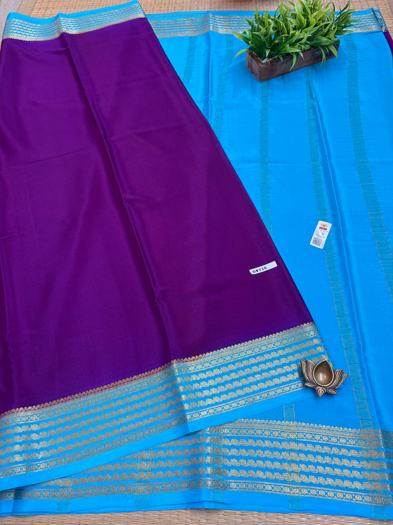 Pure Crepe Silk Saree #G726