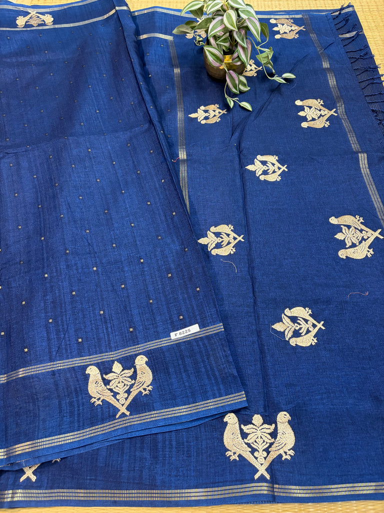 Viscose Tussar Silk Sarees #F8225