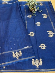 Viscose Tussar Silk Sarees #F8225