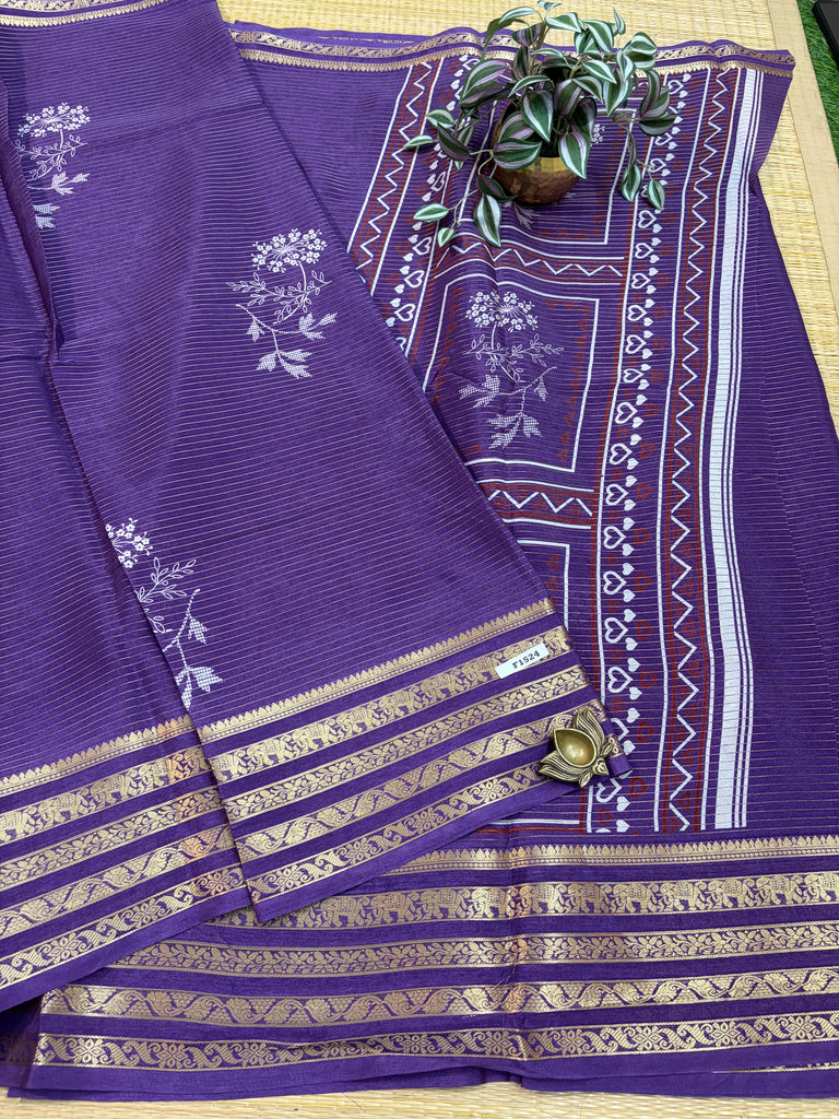 Tussar Silk Sarees #F1524