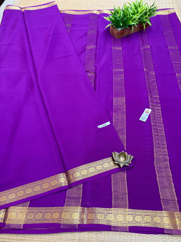 Pure Crepe Silk Saree #G1463