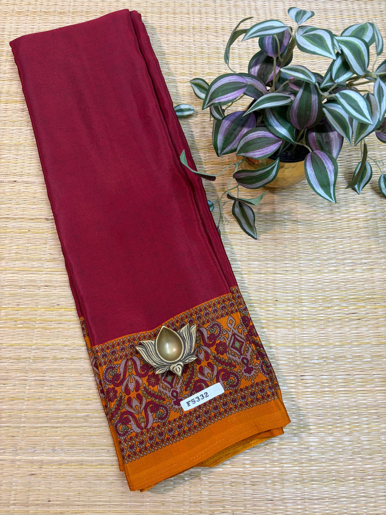 Printed Crepe Silk #F5332