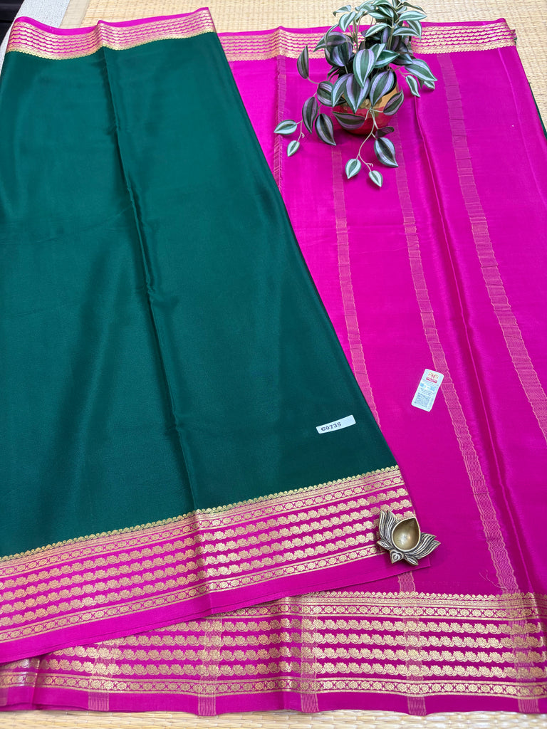 Pure Crepe Silk Saree #G735