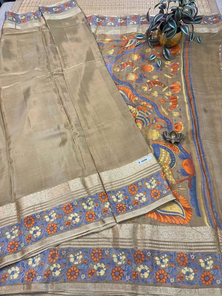 Semi Crepe Sarees #F7045