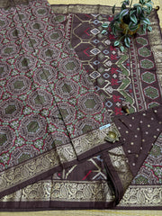 Patola Printed Silk #F2459