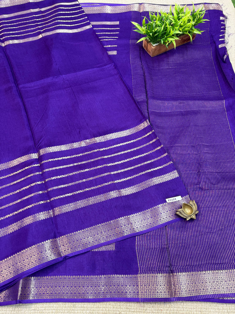 Semi Crepe Sarees #F1124