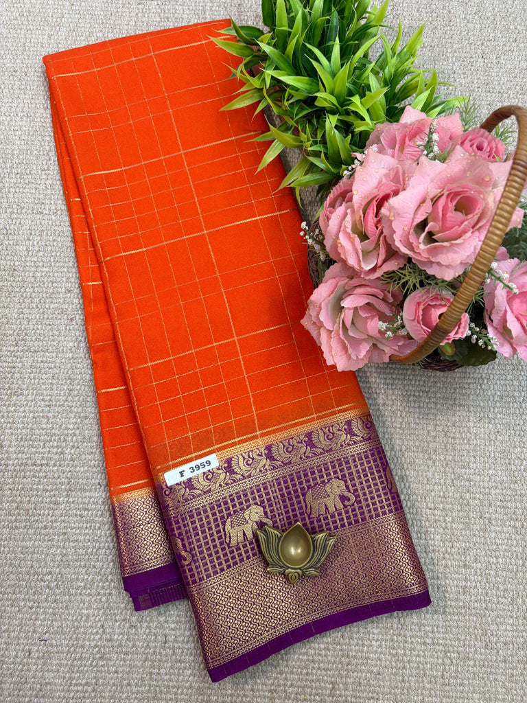 Semi Crepe Sarees #F3959