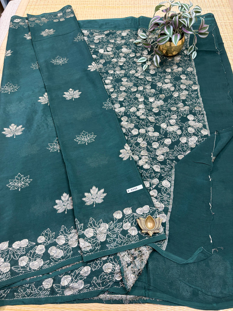 Semi Banarasi Georgette #F4446