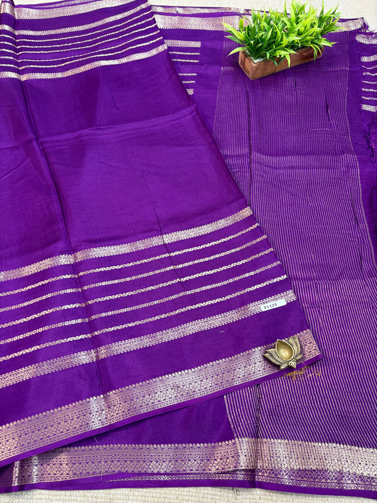 Semi Crepe Sarees #F1125