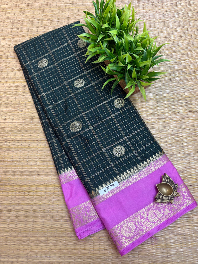 Semi Crepe Sarees # G2534